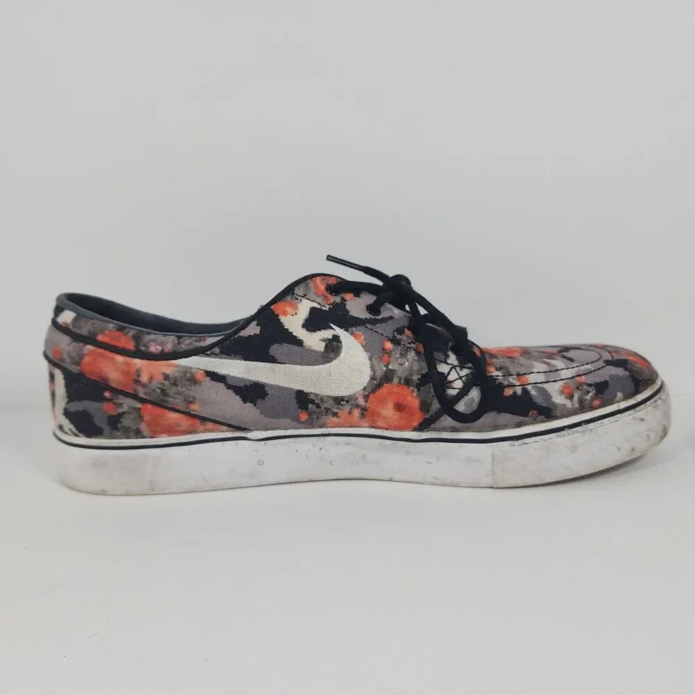 Nike Zoom SB Stefan Janoski Zoom Digi Floral Orange Mens Size 11 482972-908 Used